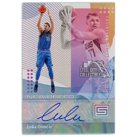 Luka Doncic 2018 19 Panini Status New Breed Rookie Autograph Card Nb