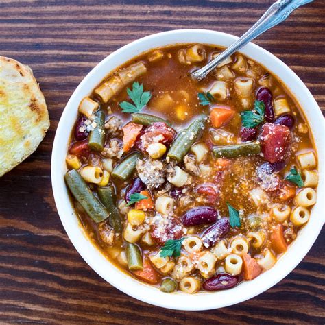 Olive Garden Pasta E Fagioli Copycat Italian Bean Pasta Soup Bake