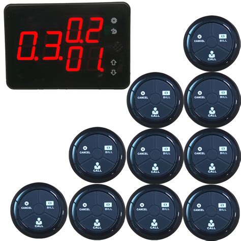 Restaurant Table Buzzer Wireless Calling System Waiter Service Calling