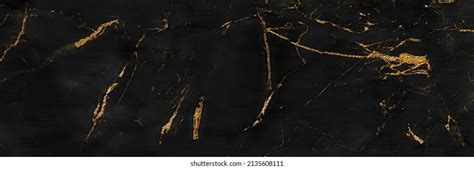 Marble Texture Black Gold Background Marble Stock Illustration