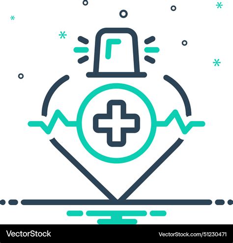 Medical alert Royalty Free Vector Image - VectorStock