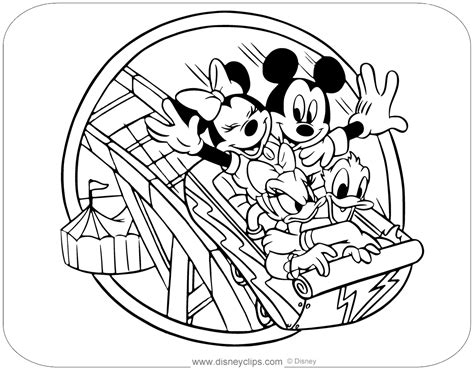 Mickey Mouse Friends Coloring Page Coloring Home