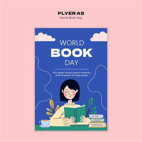 Free Psd World Book Day Celebration Poster