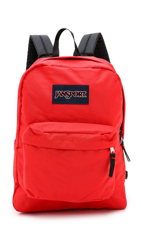 Lyst Jansport Classic Superbreak Backpack High Risk Red In Red