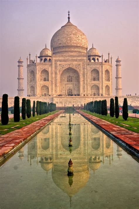 Taj Mahal En La Salida Del Sol Agra Uttar Pradesh La India Foto De