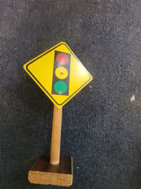 Toy Traffic Light Sign Etsy