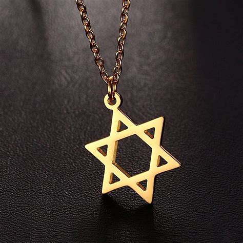 Yolanda Dainty Gold Jewish Star Of David Pendant Necklace For Women