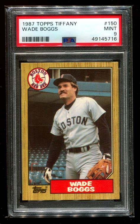 1987 Topps Tiffany 150 Wade Boggs For Sale Online EBay