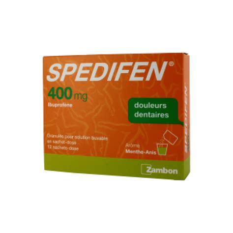 Spedifen Granulés Pour Solution Buvable En Sachet Dose 400 Mg Boîte 12 Sachets 3 G