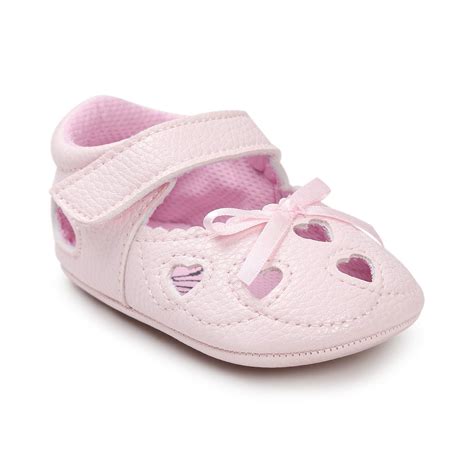 Baby / Toddler Girl Pretty Decor Solid Velcro Shoes — Agloryz