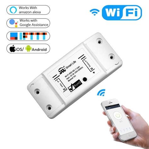 Buy DIY WiFi Smart Light Switch Universal Breaker Timer Remote Control