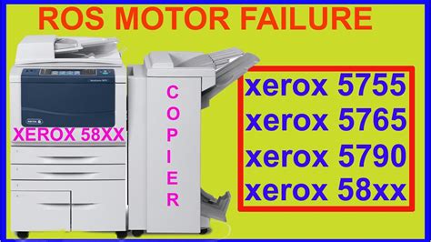 Ros Motor Failure Xerox Photocopier Machine Youtube