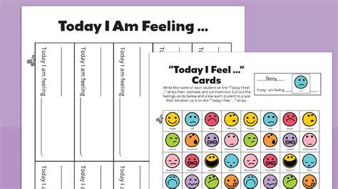 Free Feelings Chart Printable Bundle - Barclay Bryan Press