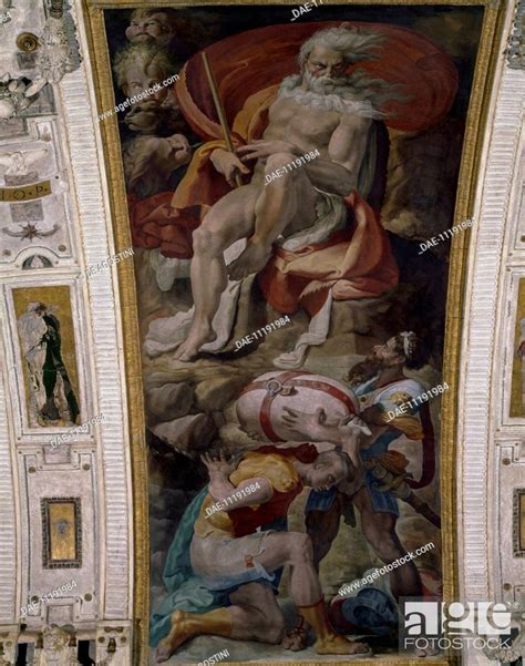 Aeolus gives Ulysses the bag of winds, 1549-51, fresco by Pellegrino ...