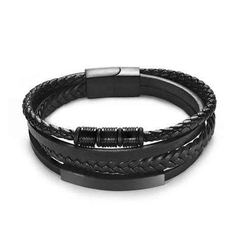 Buy Hand Woven Multi Layer Combination Accessory Stainless Steel Mens