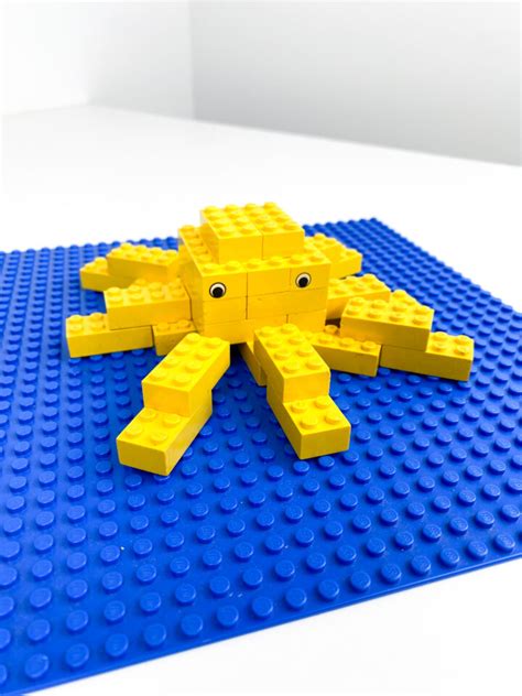 Octopus Activity for Kids: Build a LEGO Octopus with Bricks You Already Have!