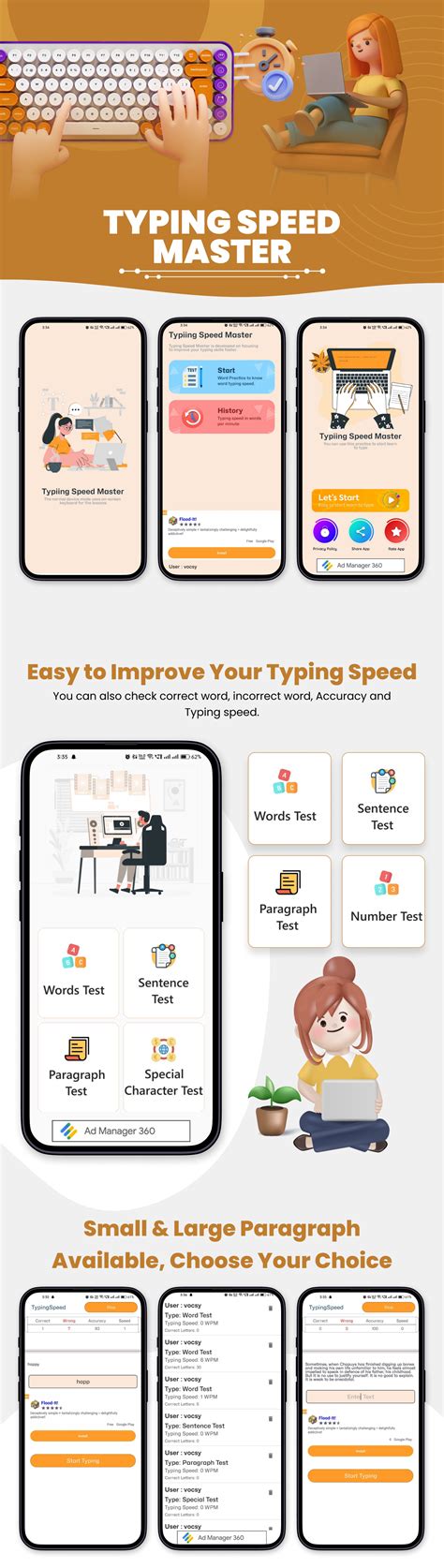 Typing Speed Master – Fast Typing Practice – Learn Fast Typing - Typing ...