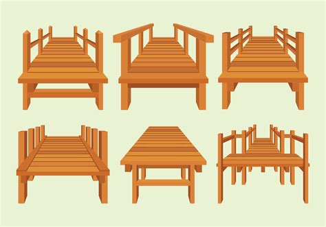 Boardwalk Vectors Set 172682 Vector Art At Vecteezy