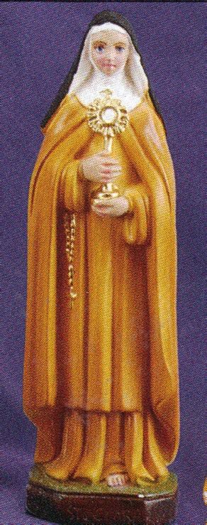 St. Clare of Assisi - 8 inch Statue - Statues & Figures