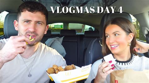 Vlogmas Day Mcdonalds Festive Menu Exciting News Youtube