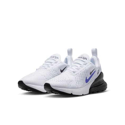 Nike Air Max 270 White Gs White Black Hyper Royal Summit White