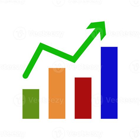 Increasing Stocks Icon Growing Graph Bar Chart Png