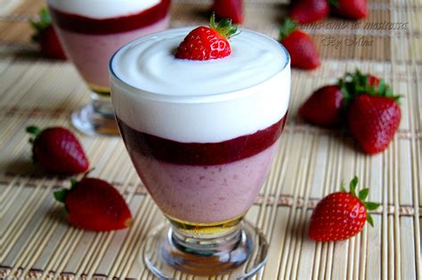 Cocina Con Mina Copas De Panna Cotta De Fresas Al Whisky