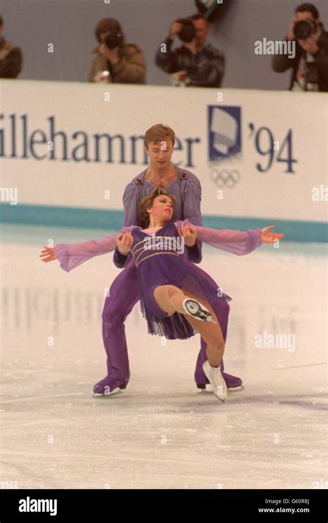 Winter Olympics Ice Skating Stock Photo - Alamy