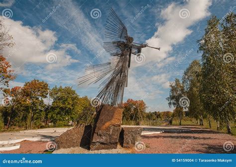 War Memorial Angel Statue With Sword Royalty Free Stock Image