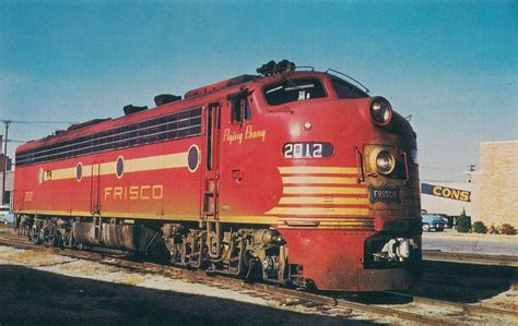 FRISCO EMD E8 2012 Named Flying Ebony At Springfield MO In 1965