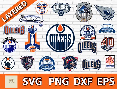 Edmonton Oilers Logo NHL Hockey SVG Cut File For Cricut Etsy