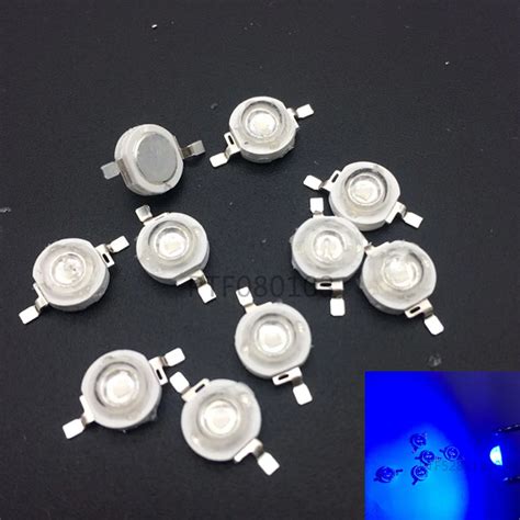 10pcs Freeshipping 3w 395nm Uv Led Ultra Violet High Power Led Bead