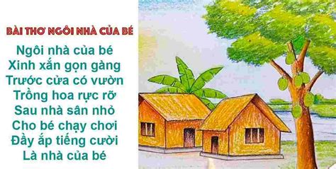 Bài Thơ Ngôi Nhà Của Bé ️️ Nội Dung Hình Ảnh Giáo Án Bút Chì Xanh