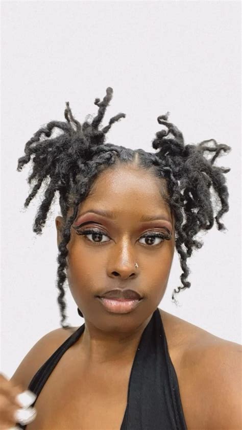 Locs Styles On Black Women Cool Loc Hairstyles Colored Locs Comb Coil