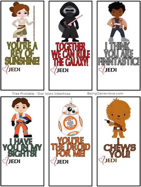 Star Wars Valentine Puns