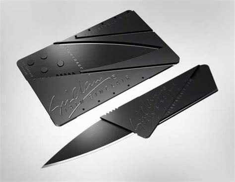 Credit Card Sized Folding Knife