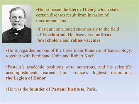 Key Contribution Of Louis Pasteur And Robert Koch To Microbiology Ppt