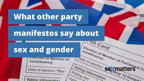 Other Parties Manifestos Sex Matters