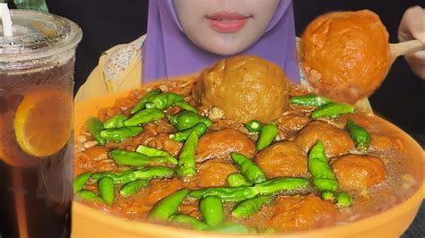 PEDAS ASMR BAKSO URAT GRENJEL CABE RAWIT SPICY MEATBALLS ASMR