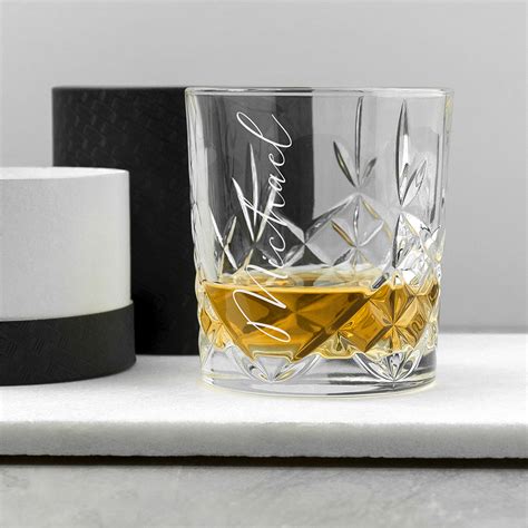 Personalised Crystal Whisky Tumbler T Factory