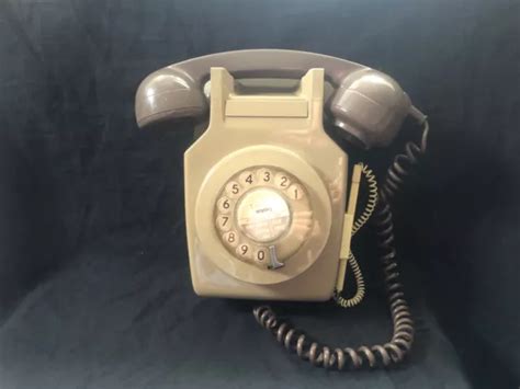 VINTAGE PHONE GPO 741 Rotary Dial Telephone Two Tone Built January 1972