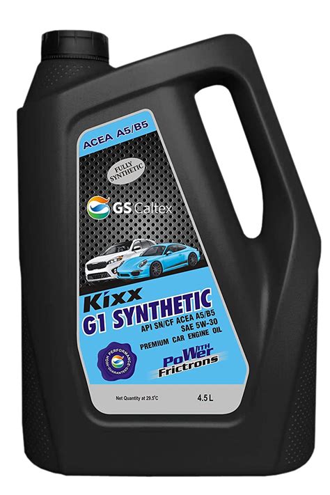 Gs Caltex Kixx G Synthetic Api Sn Cf Acea A B Sae W Fully