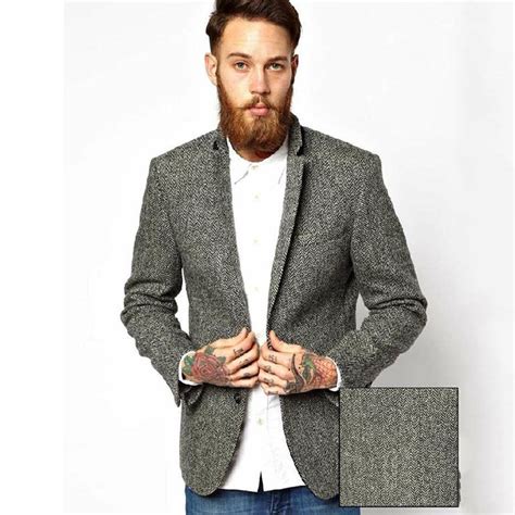 Synthetic Casual Blazer For Men - Deep Grey - BLR-11