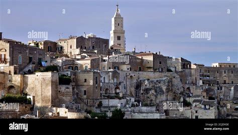 The Ancient Town Of Matera Sassi Di Matera Basilicata Southern