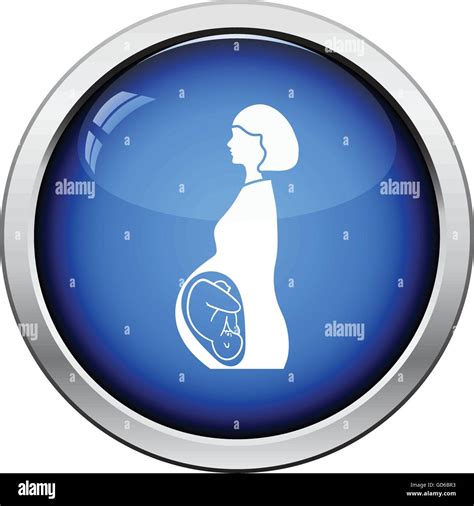 Pregnant Belly Button Stock Vector Images Alamy