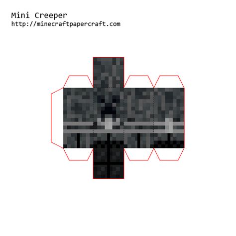 Mini Creepers Special Mobs Mod Pixel Papercraft