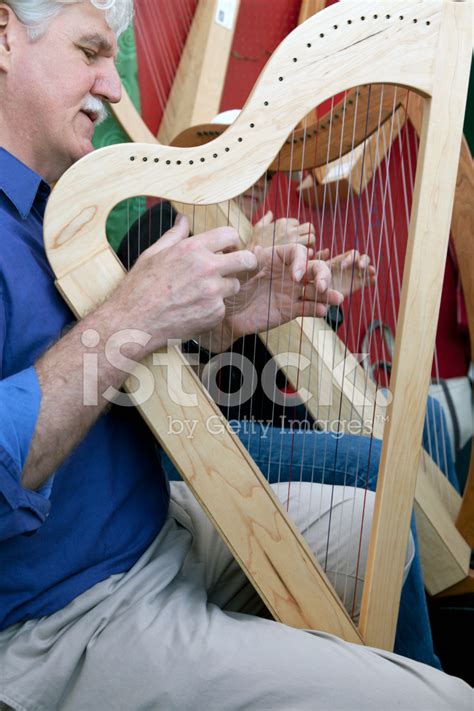 Playing Celtic Harp Stock Photos - FreeImages.com