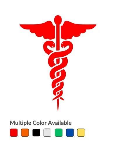 Doctor Logo Stylish Creative Vinyl Radium Sticker Between 35cm 50cm White At Rs 399piece