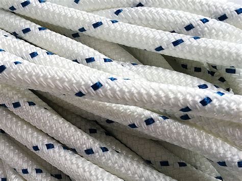 1 2 Yacht Braid Double Braided Polyester Rope Blue Ox Rope