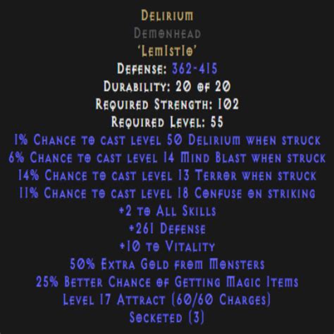 Buy D2R Delirium Rune Word | Diablo 2 Resurrected (D2R) Item Shop - D2RGEAR